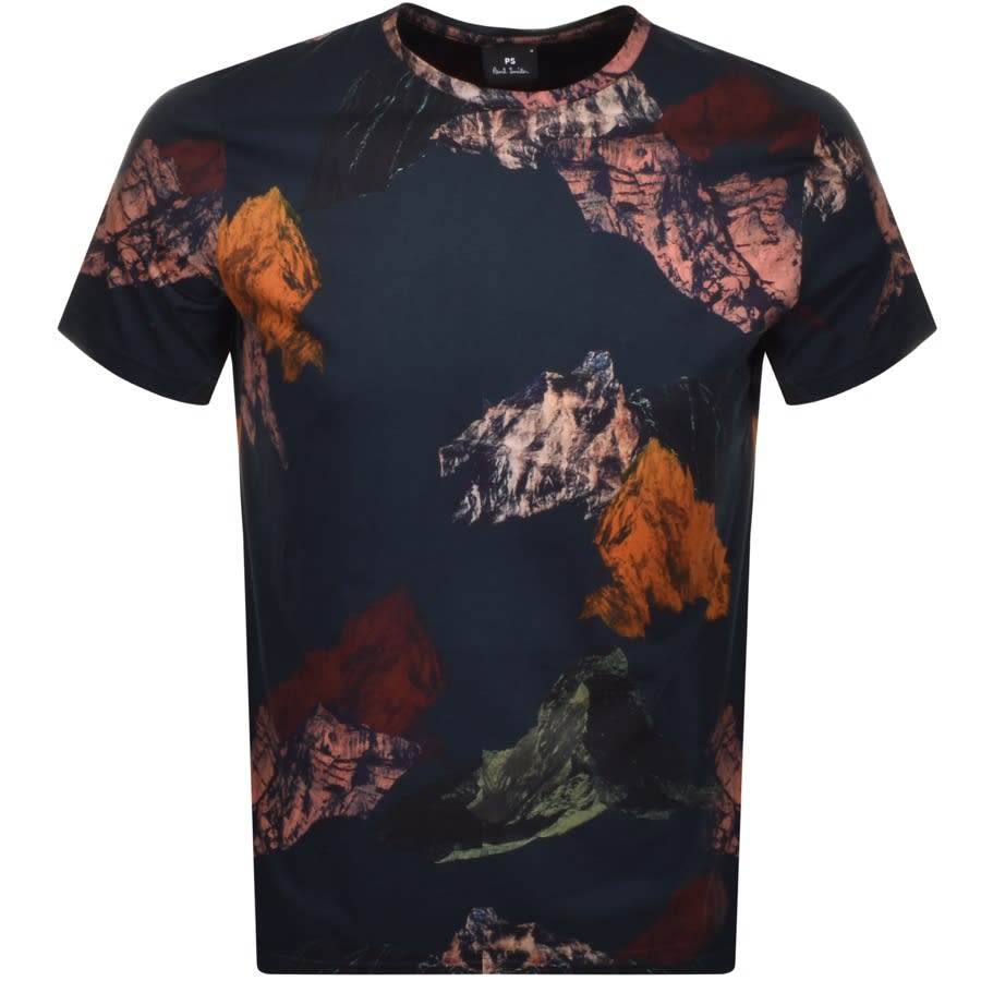 Alternative Image for ProductPS By Paul Smith Regular Fit T Shirt Navy1